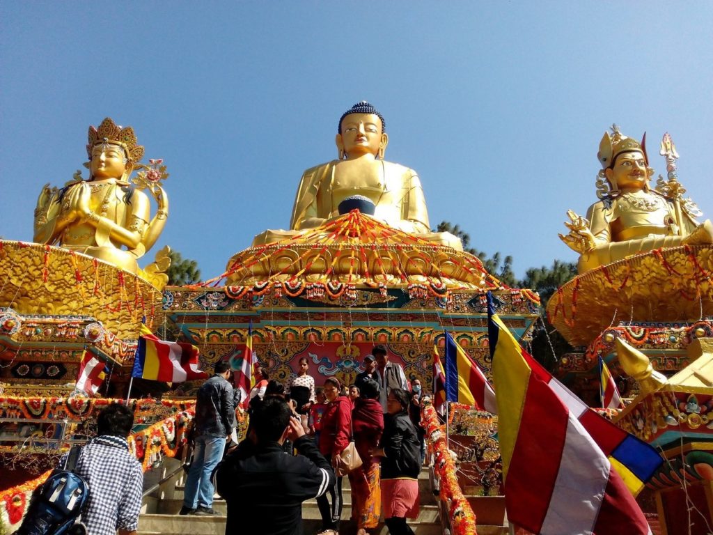 Amideva buddha park at swayambhu