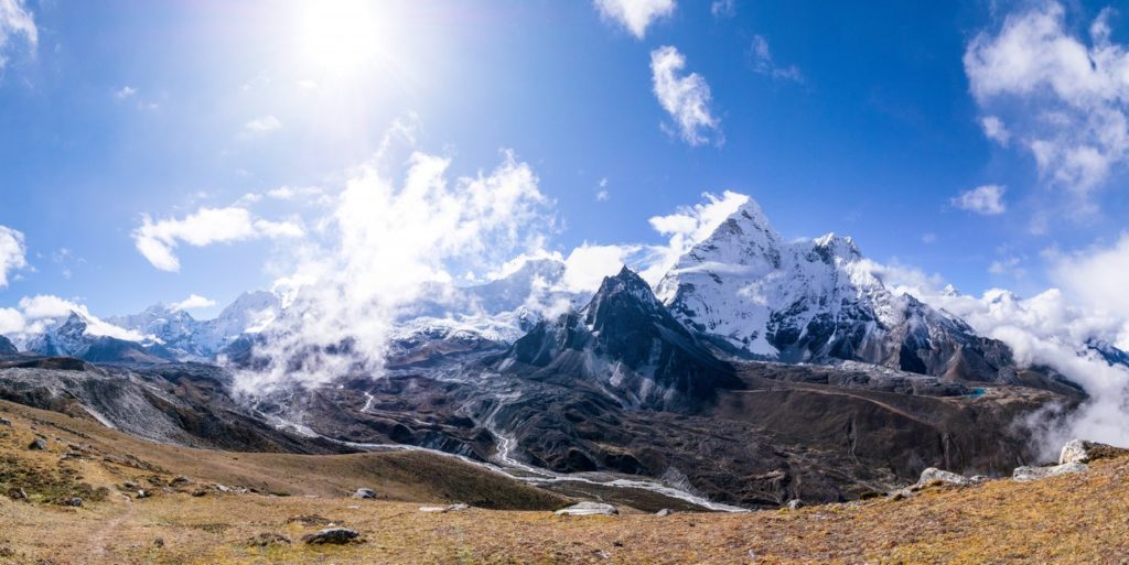 on the way to everest base camp