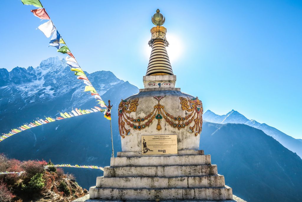 Stupa at Namche Bazaar